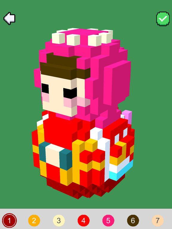 Portada de Voxel Art 3D - Color by number