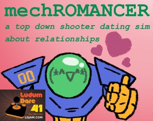 Portada de mechROMANCER: a top down shooter dating sim about relationships