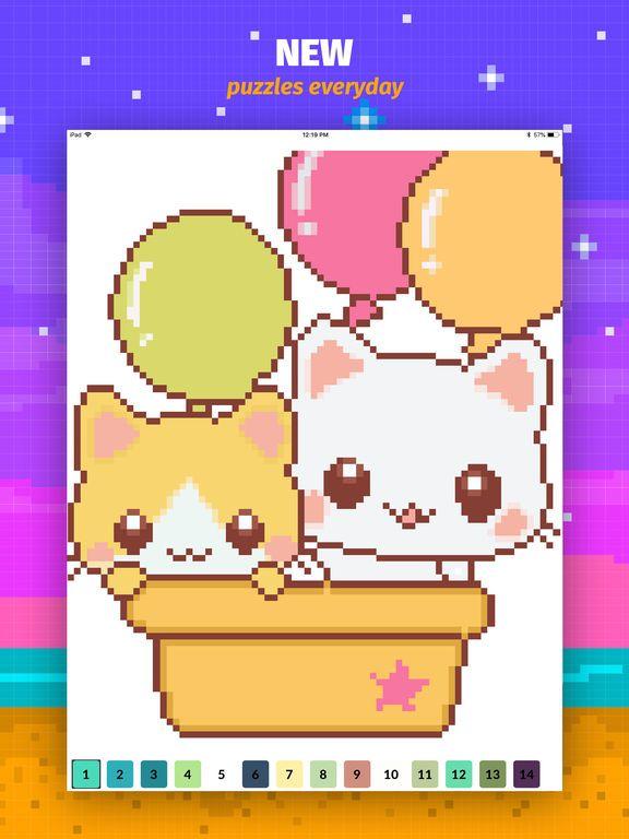 Portada de Color Book: Cute Pixel Art App