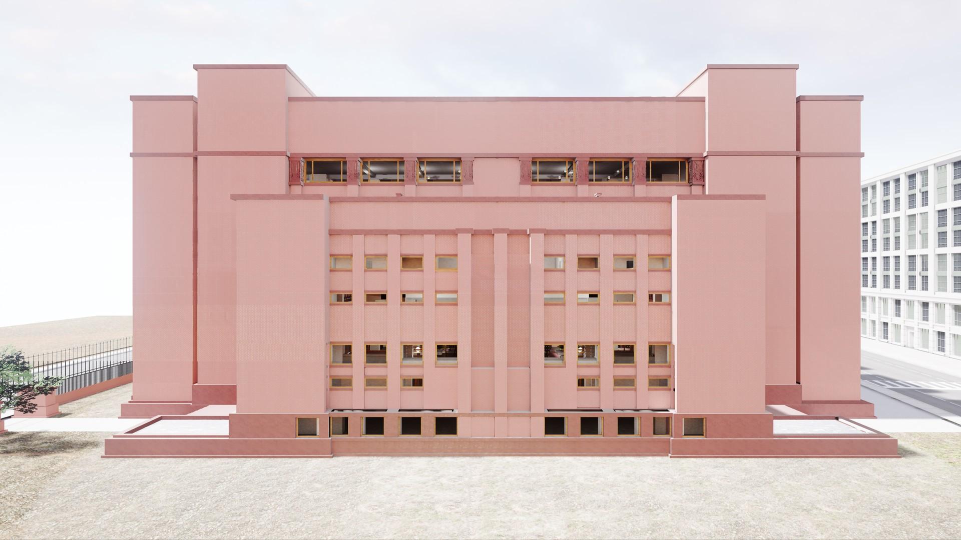 Portada de Larkin building by Frank Lloyd Wright