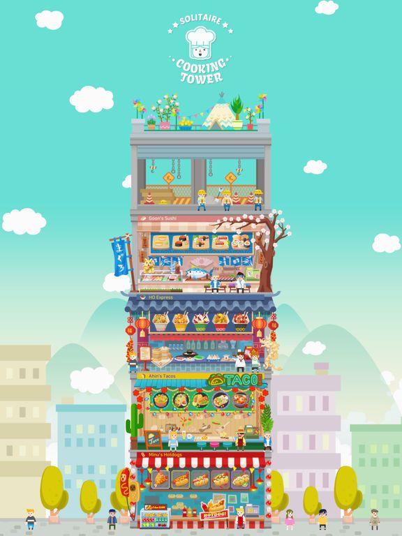Portada de Solitaire Cooking Tower