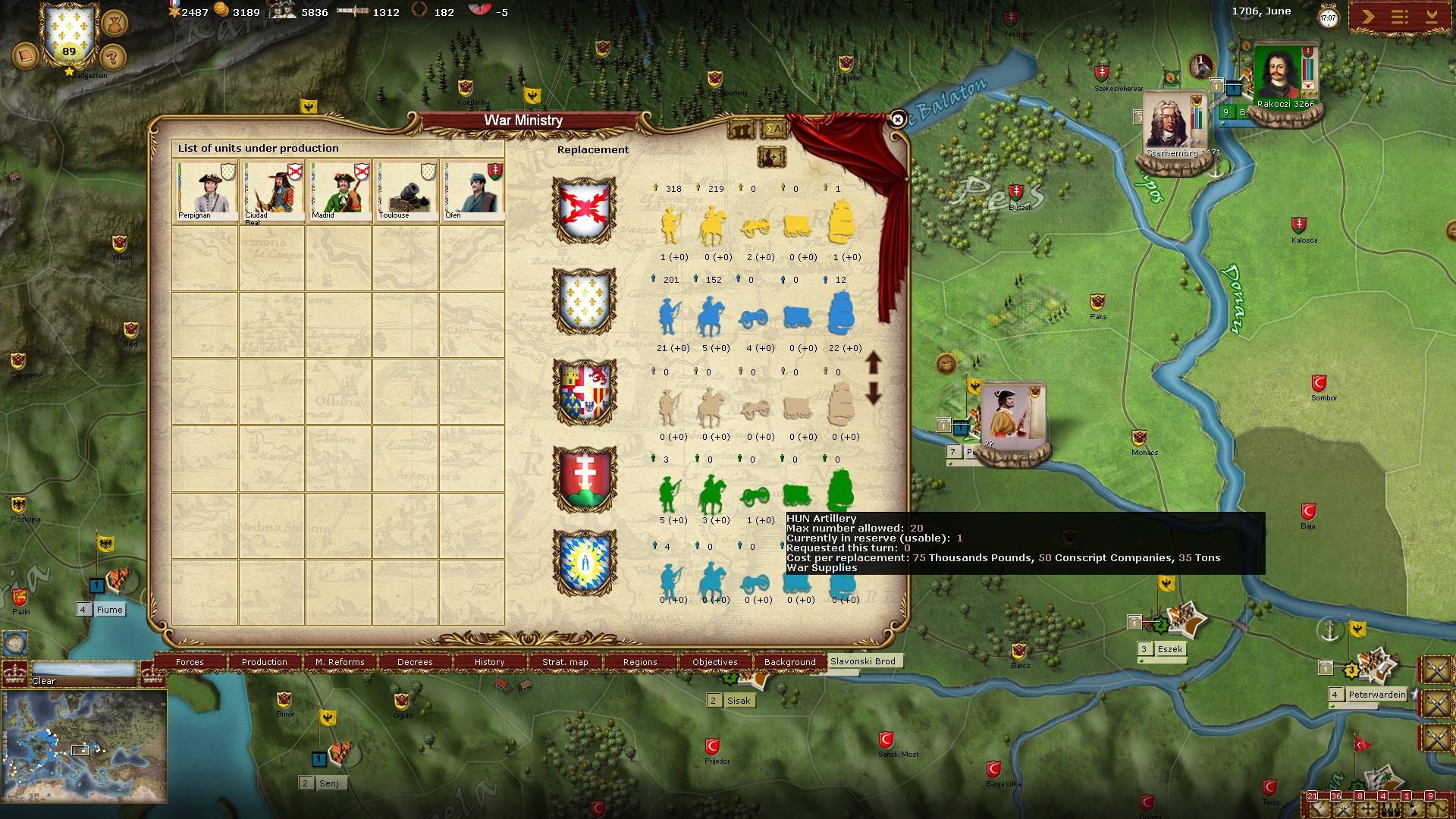 Portada de Wars of Succession
