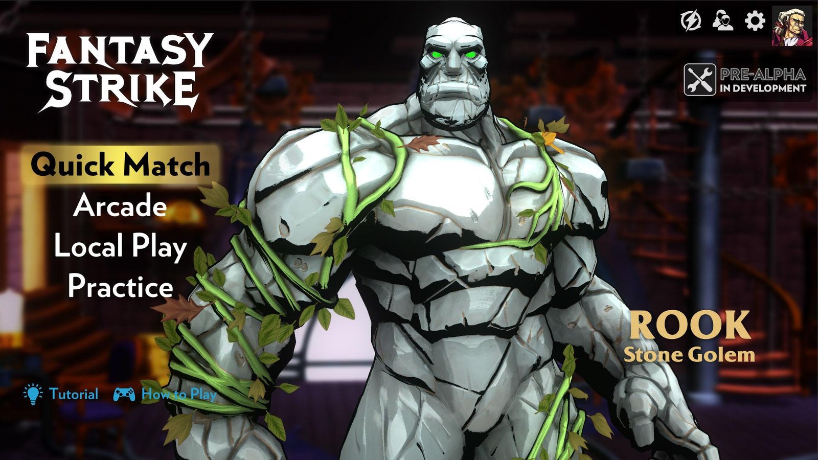 Portada de Fantasy Strike