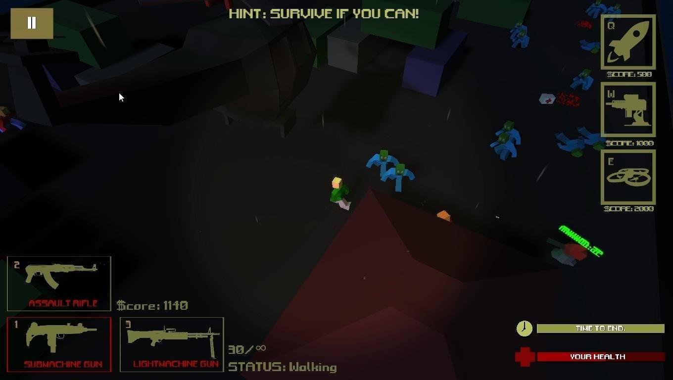 Portada de Zombie Voxel
