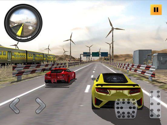 Portada de Car Racing Vs Train Racing