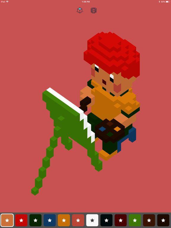Portada de Flamingo - 3d Voxel Coloring