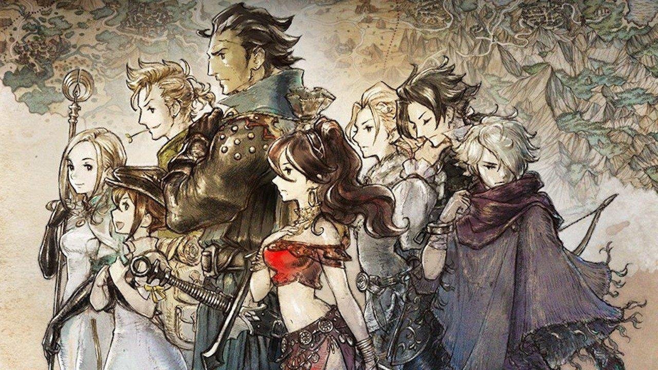 Portada de Octopath Traveler