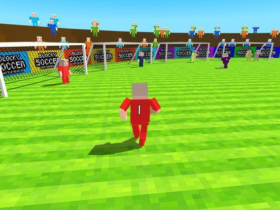 Portada de Blocky Soccer Battle Royale