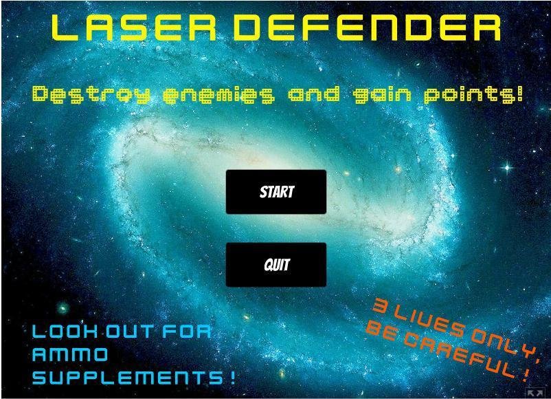 Portada de Laser Defender (Luca I)