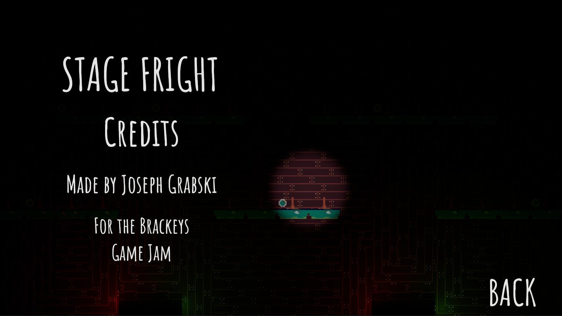Portada de Stage Fright (itch) (MissingTech)
