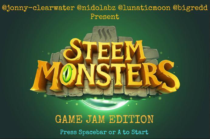 Portada de Steem Monsters Game Jam Edition