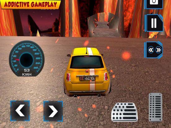 Portada de Race car Into Death Fire Volca