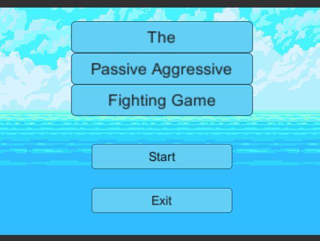 Portada de Passive Aggressive Fighting Game