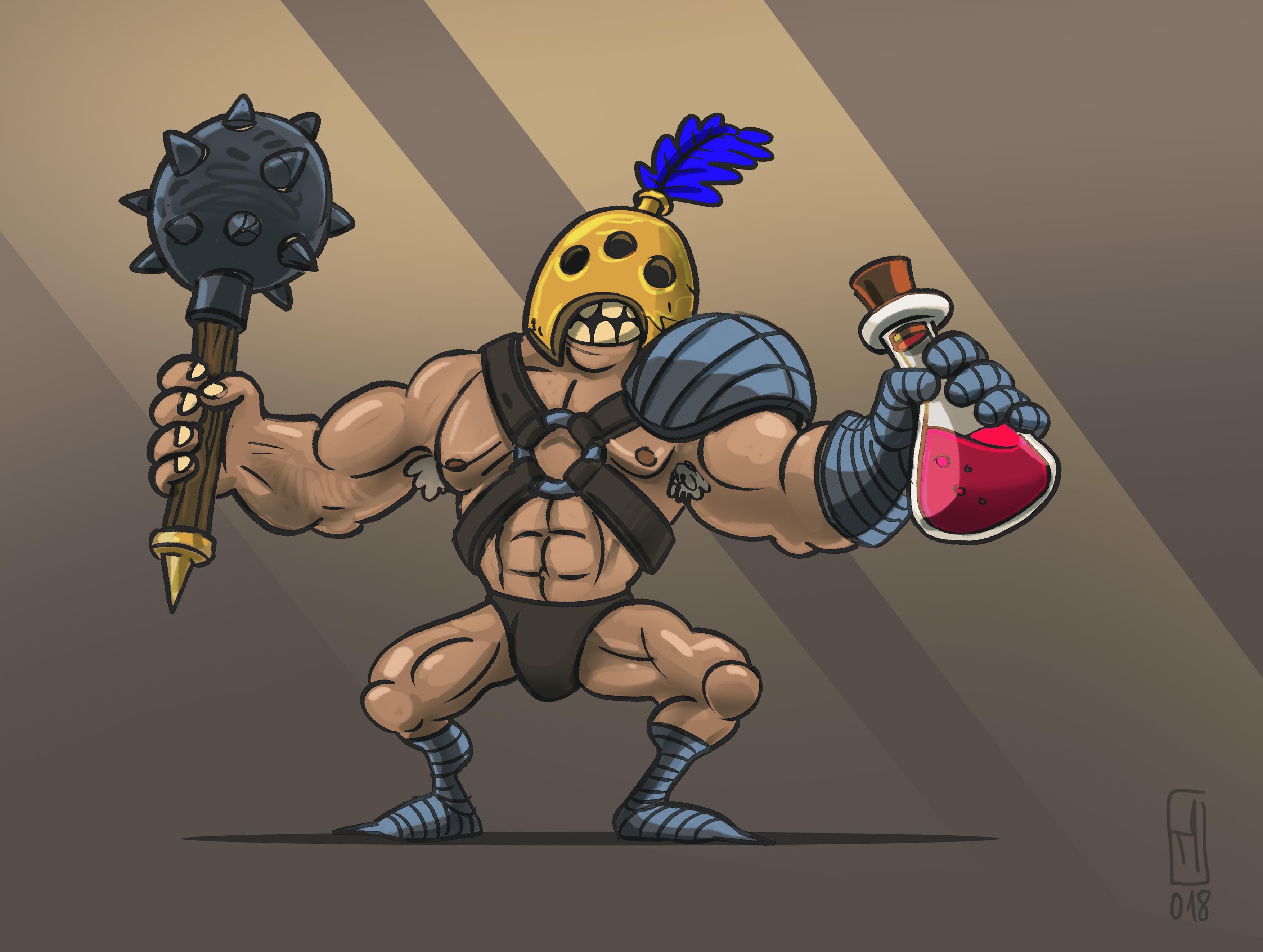 Portada de A-mace-ing Gladiator Battle