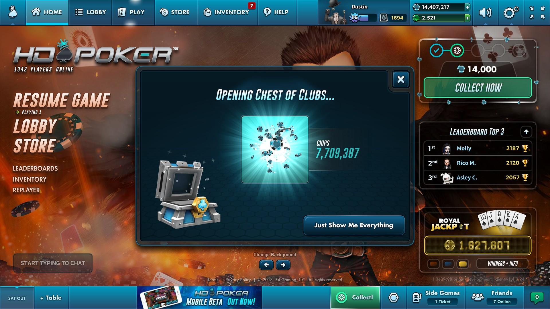 Portada de HD Poker