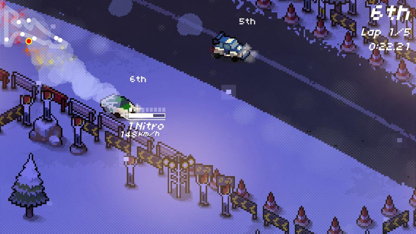 Portada de Super Pixel Racers