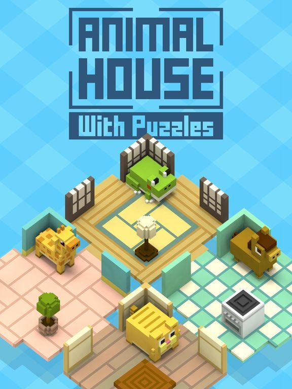Portada de Animal house: with puzzles