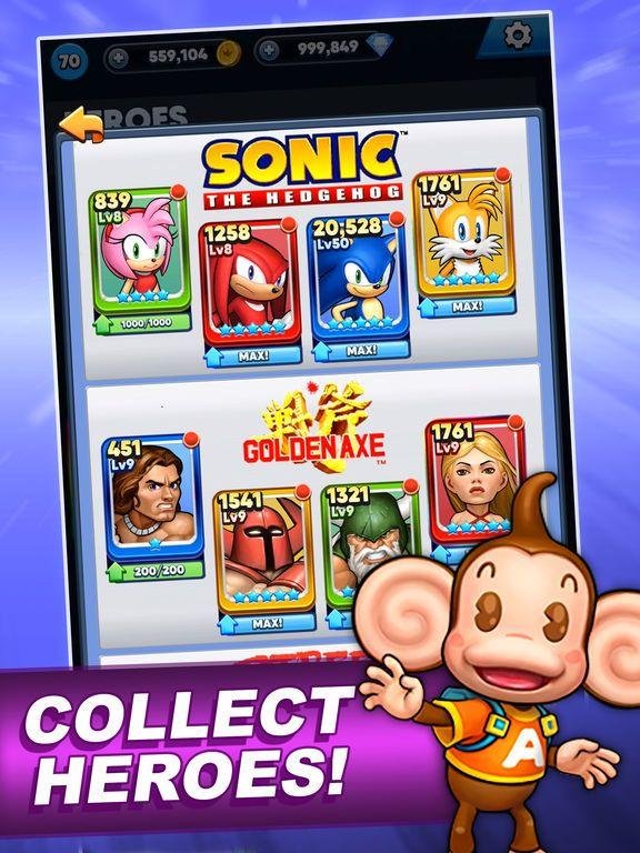 Portada de SEGA Heroes