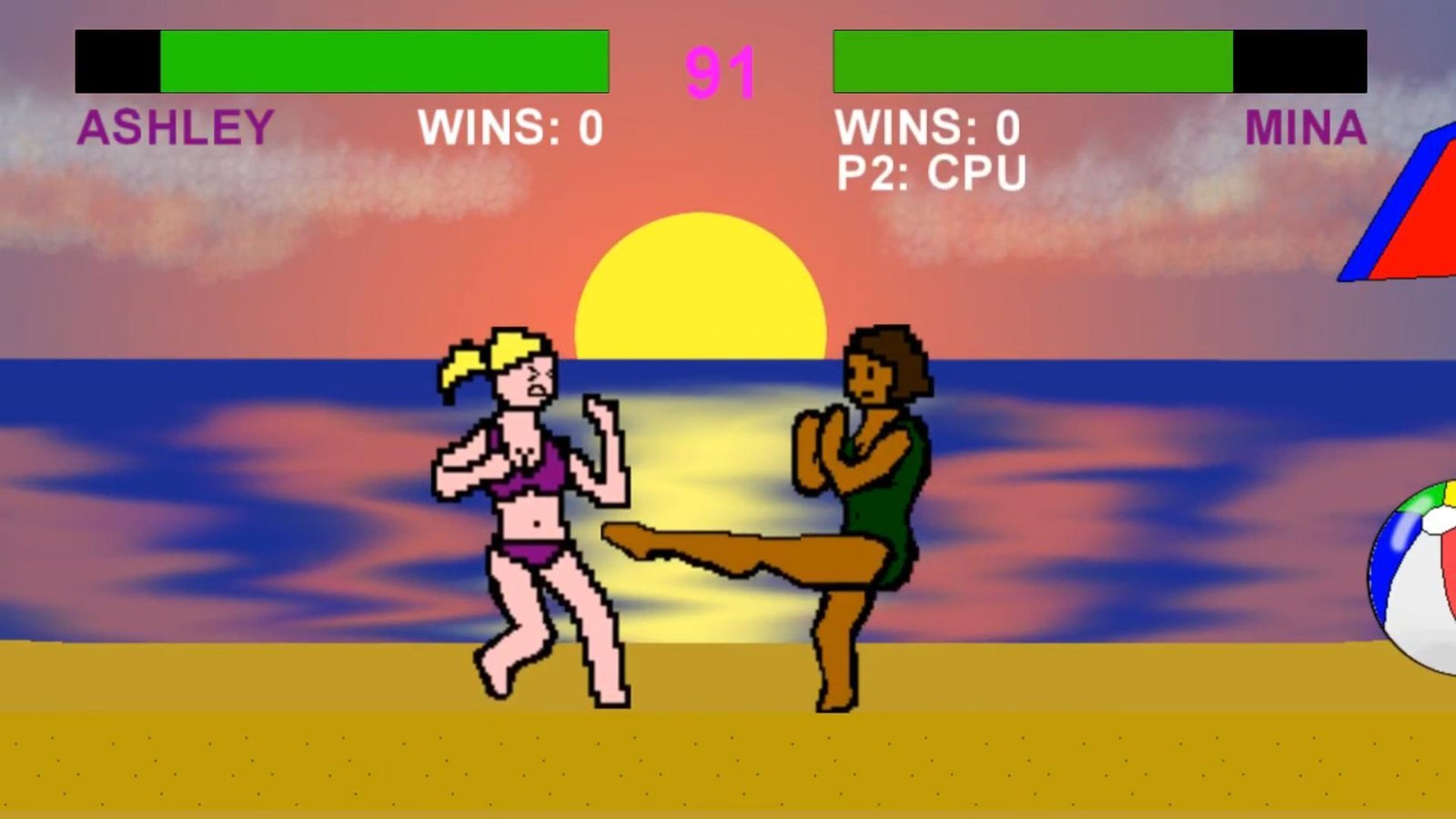 Portada de Sunset Kombat
