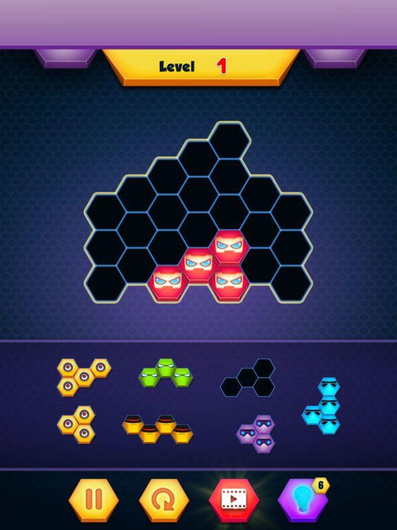 Portada de Super Hero Hexa Puzzle