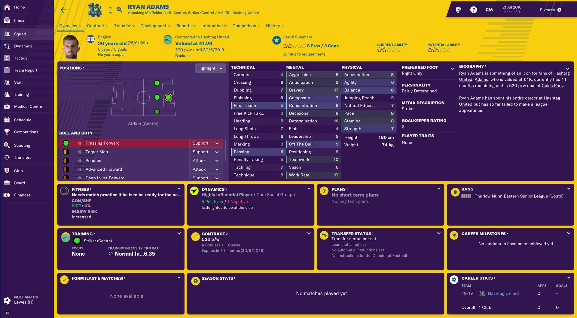 Portada de Football Manager 2019: The Hashtag United Challenge