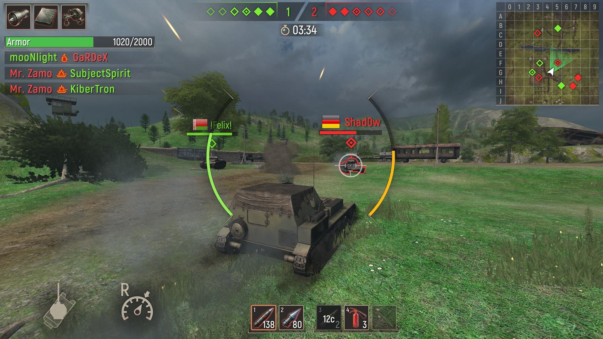 Portada de Battle Tanks: Legends of World War II