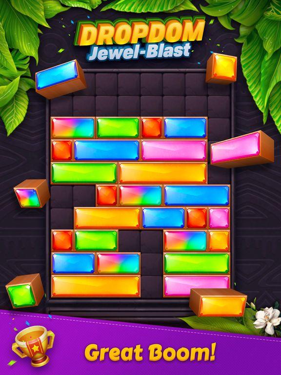 Portada de Dropdom Puzzle Block Jewel