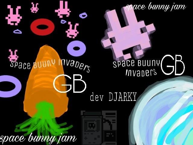 Portada de Space bunny invaders GB