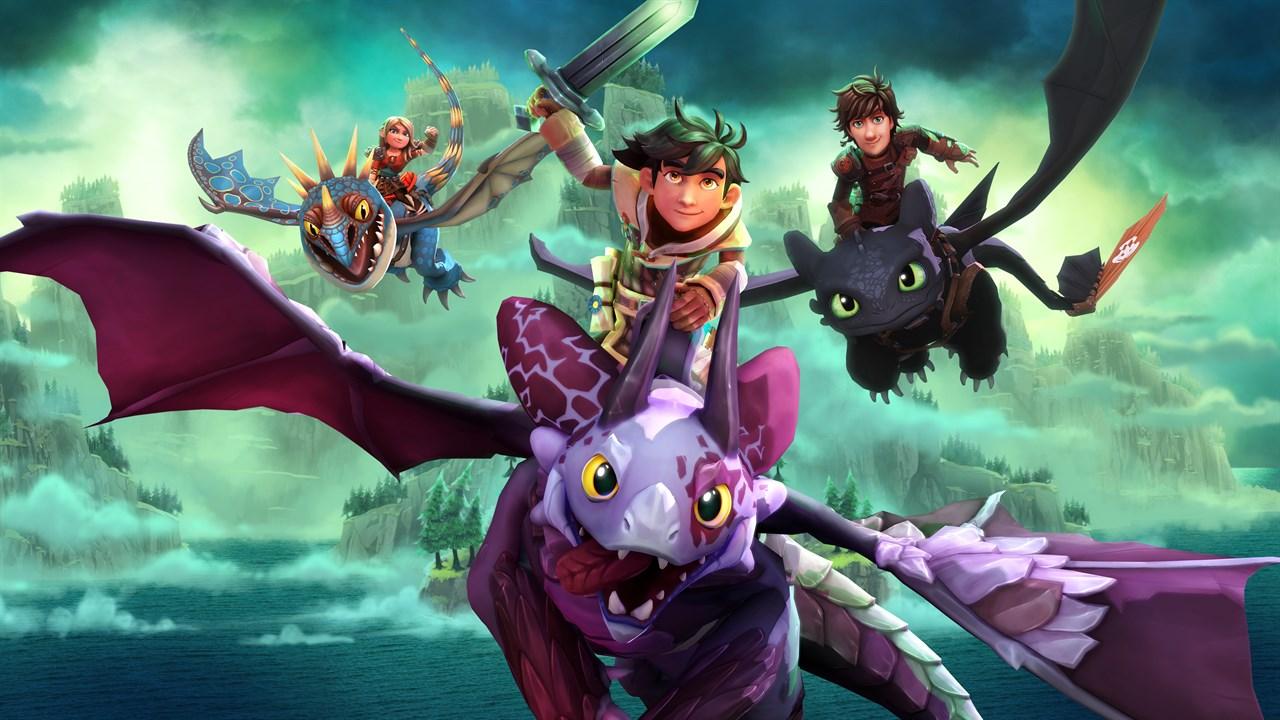 Portada de DreamWorks Dragons Dawn of New Riders