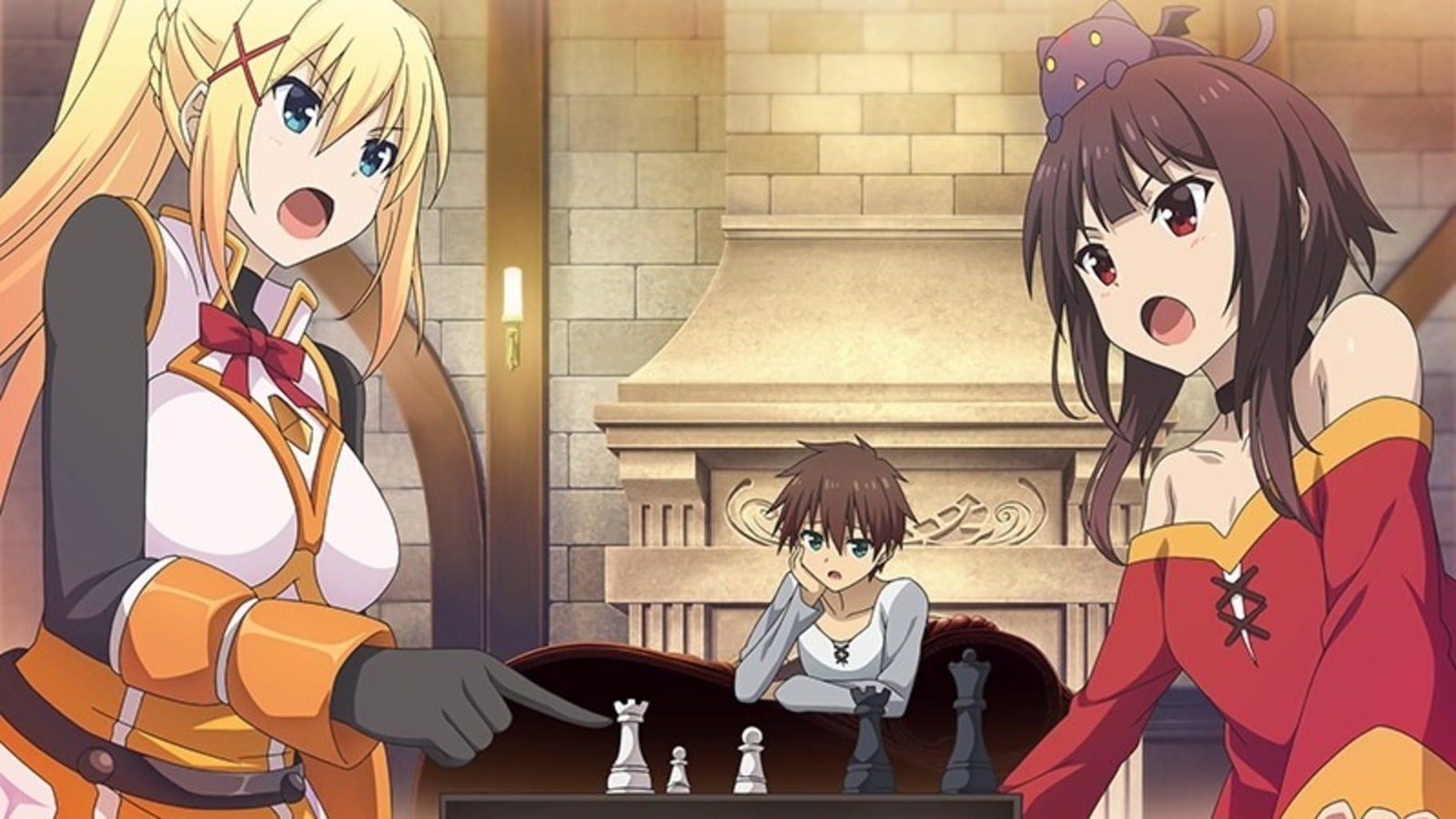 Portada de Kono Subarashii Sekai ni Shukufuku o! ~Kibō no Meikyū Tsudoi Shi Bōkensha-tachi~