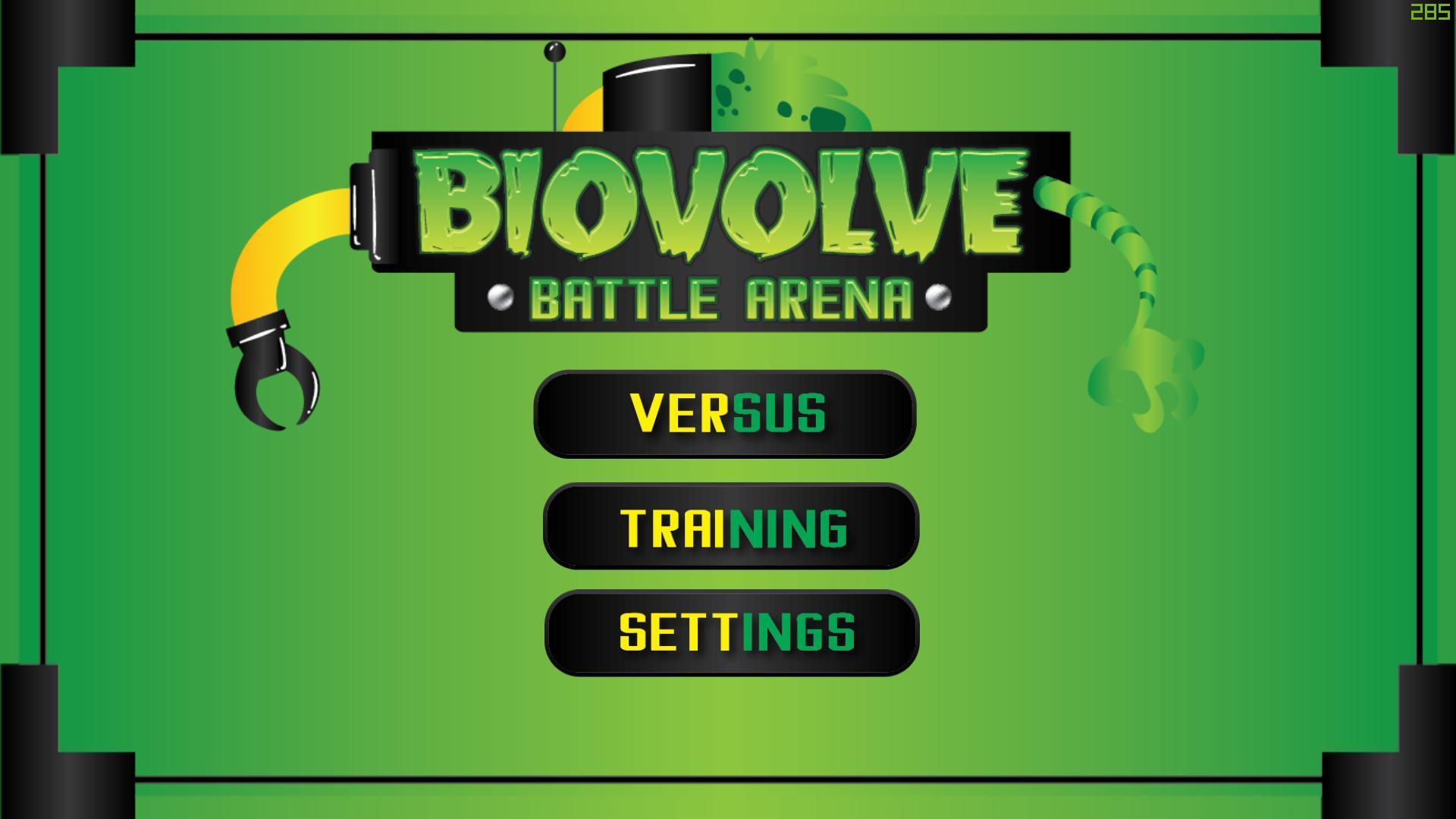Portada de Biovolve Battle Arena