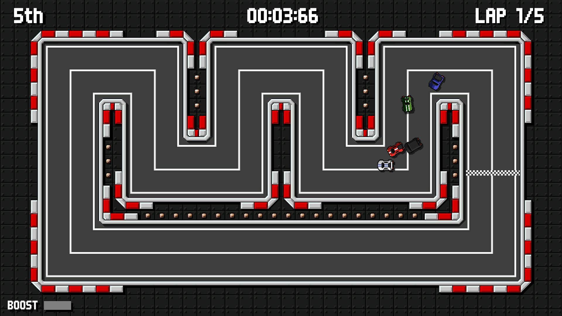 Portada de Retro Pixel Racers