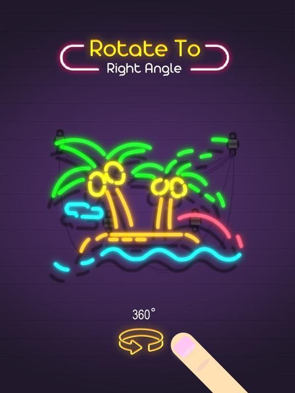 Portada de Neon It! - 3D Light Art Puzzle