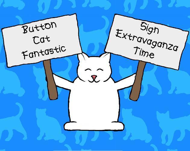 Portada de Button Cat Fantastic: Sign Extravaganza Time