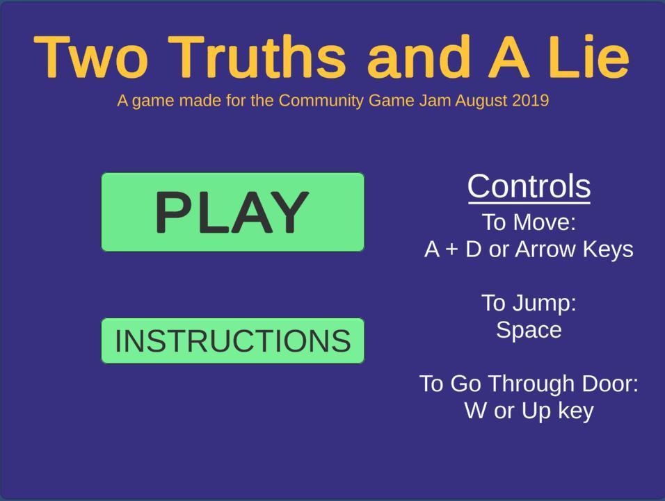 Portada de Two Truths and a Lie