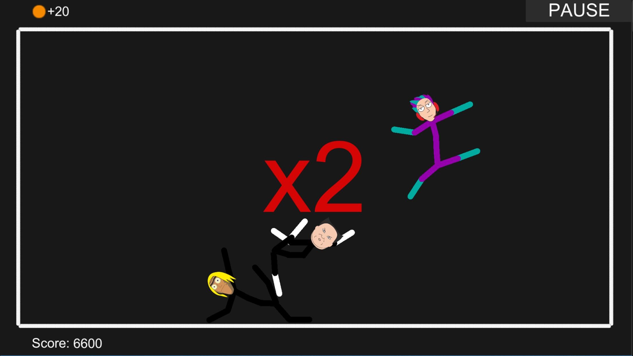 Portada de Rick & Morty like a Stickman - Fighting