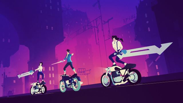 Portada de Sayonara Wild Hearts