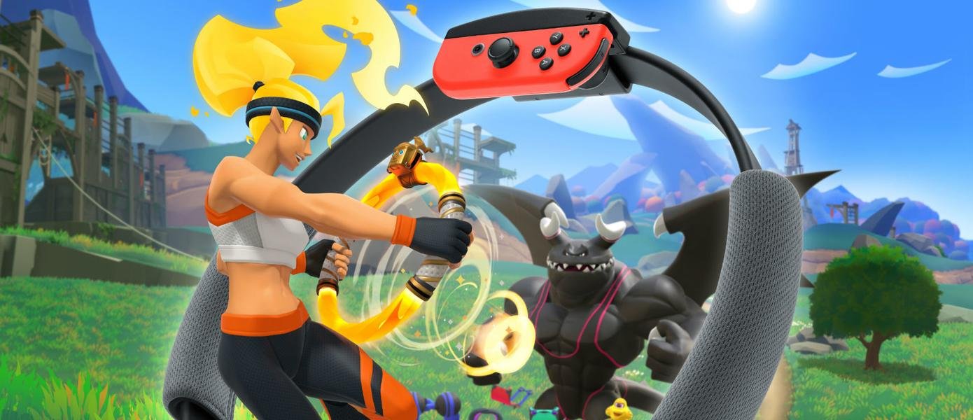 Portada de Ring Fit Adventure