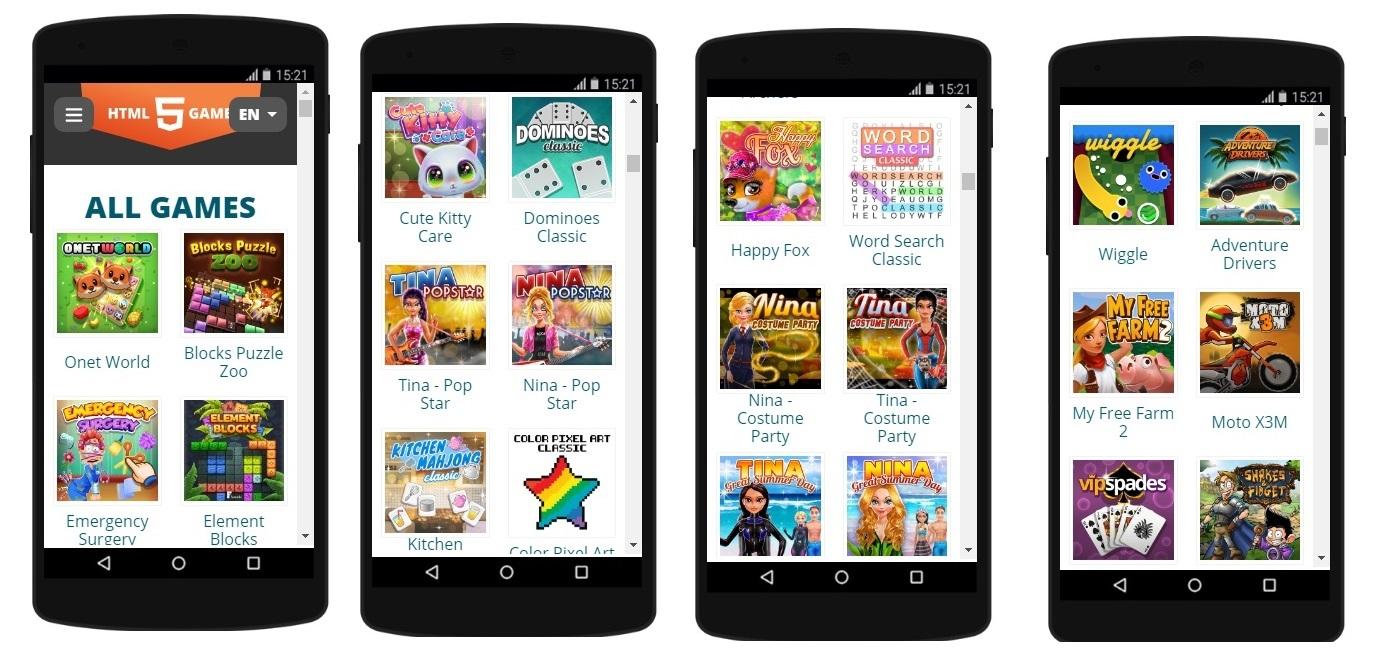 Portada de HTML5 Free Games