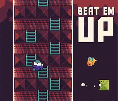 Portada de BEAT EM UP (papercookies)