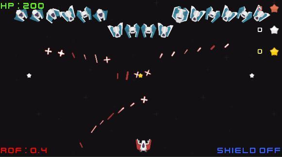 Portada de A Space Shooter (particledev)