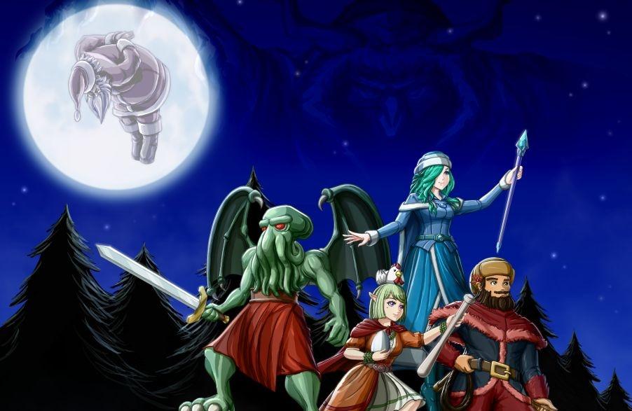 Portada de Cthulhu Saves Christmas