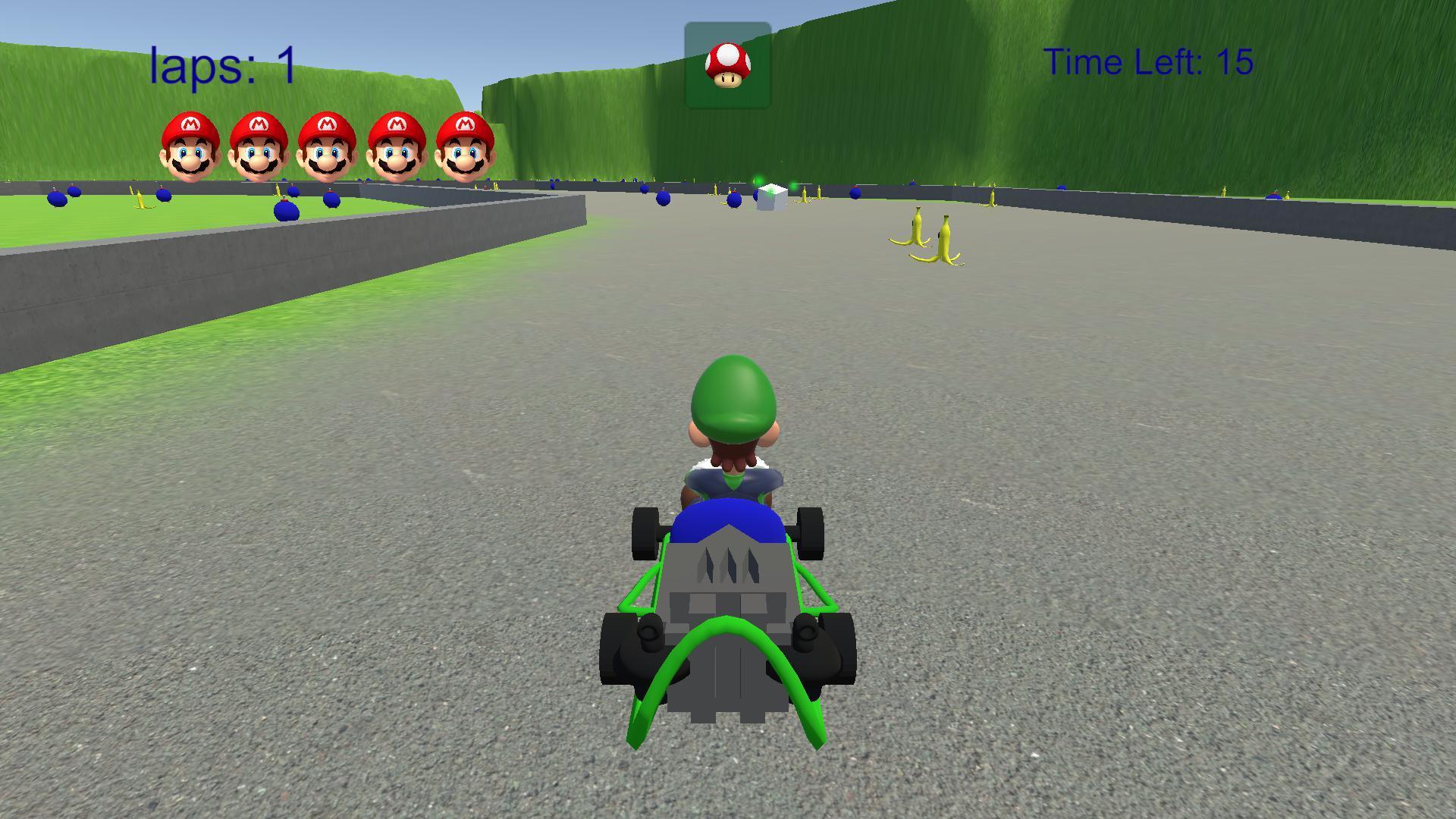 Portada de mario go kart