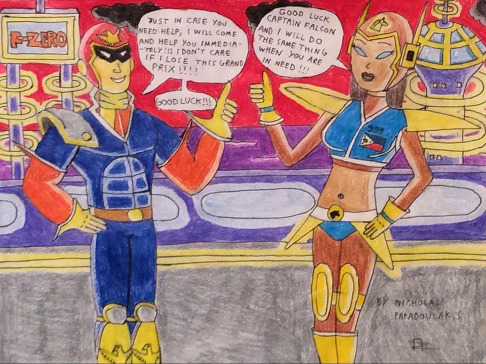 Portada de Captain Morena (F-Zero Fan Game)