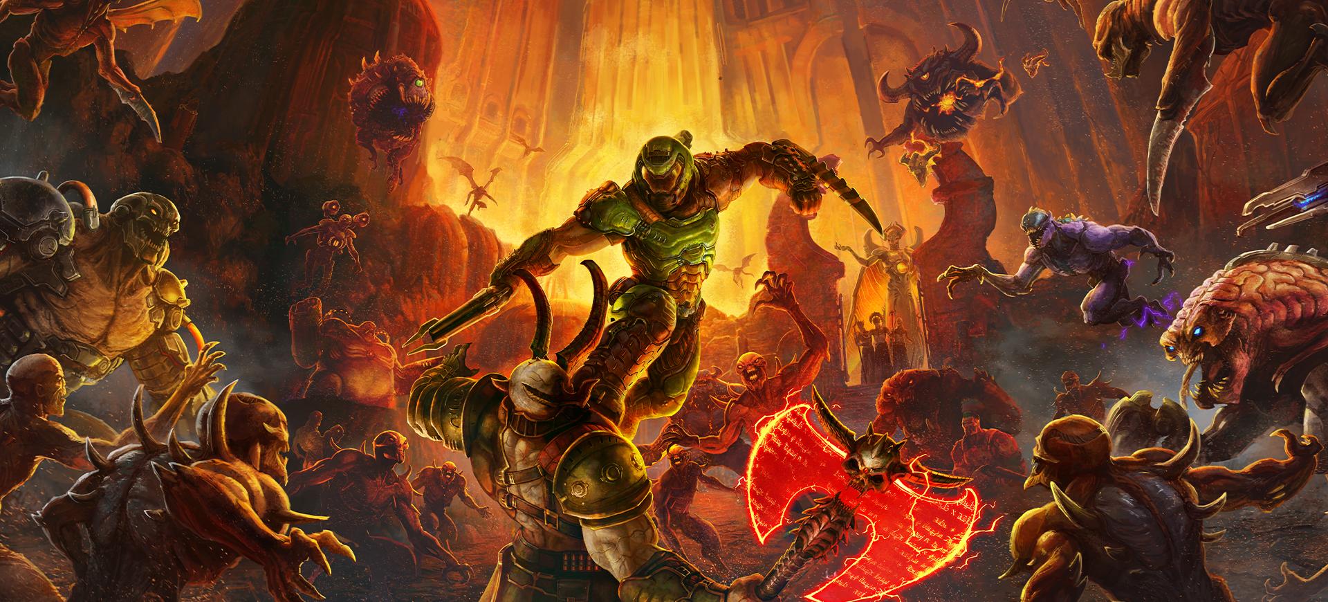 Portada de DOOM Eternal