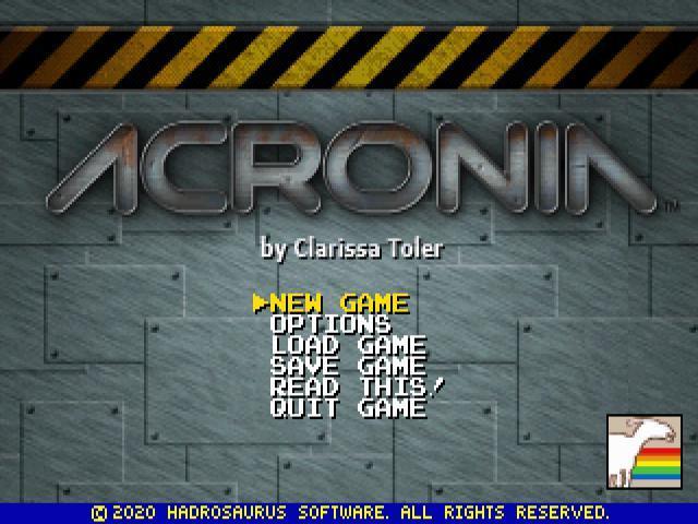 Portada de Acronia (alpha demo)