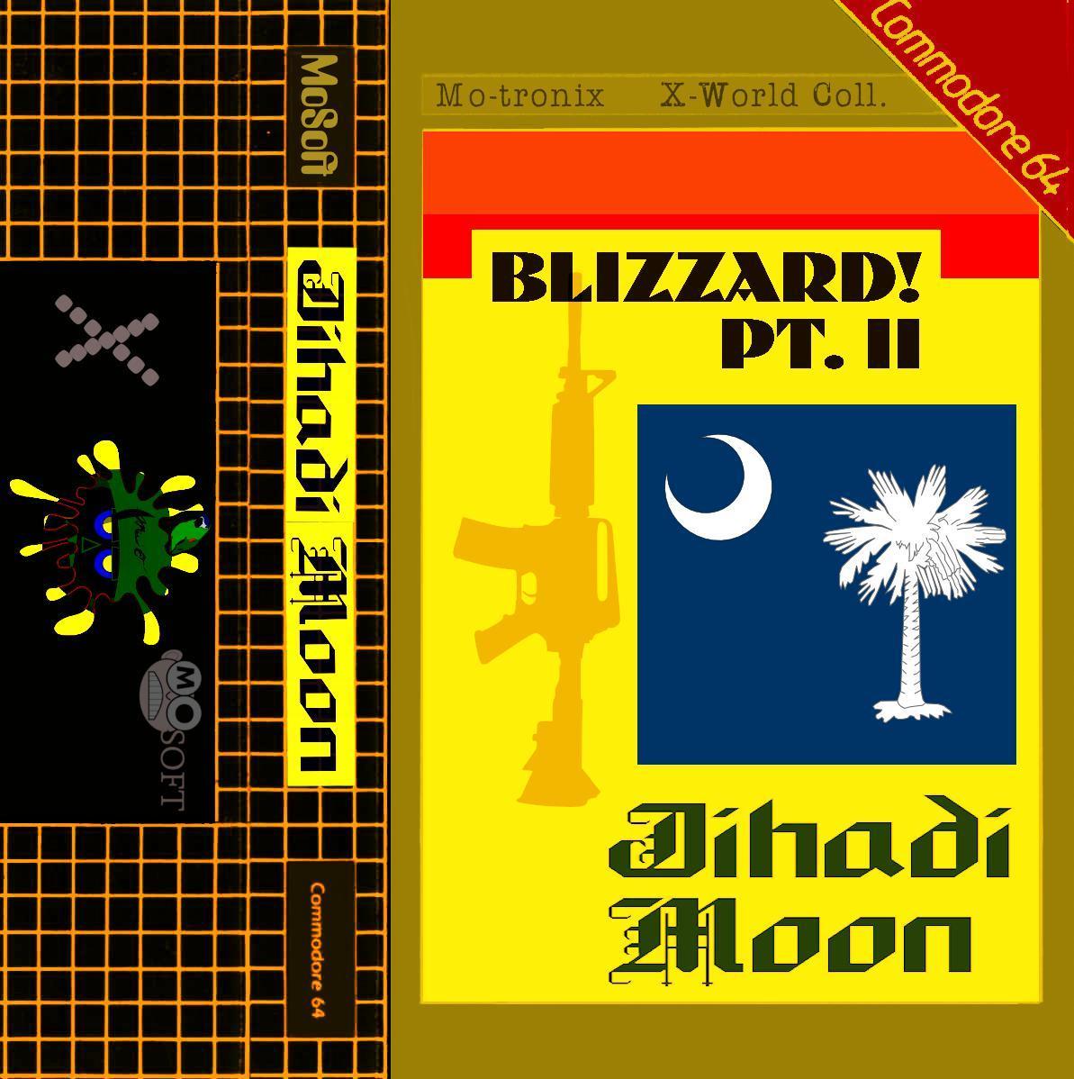 Portada de Blizzard! Part II: Jihadi Moon (C64) Commodore 64