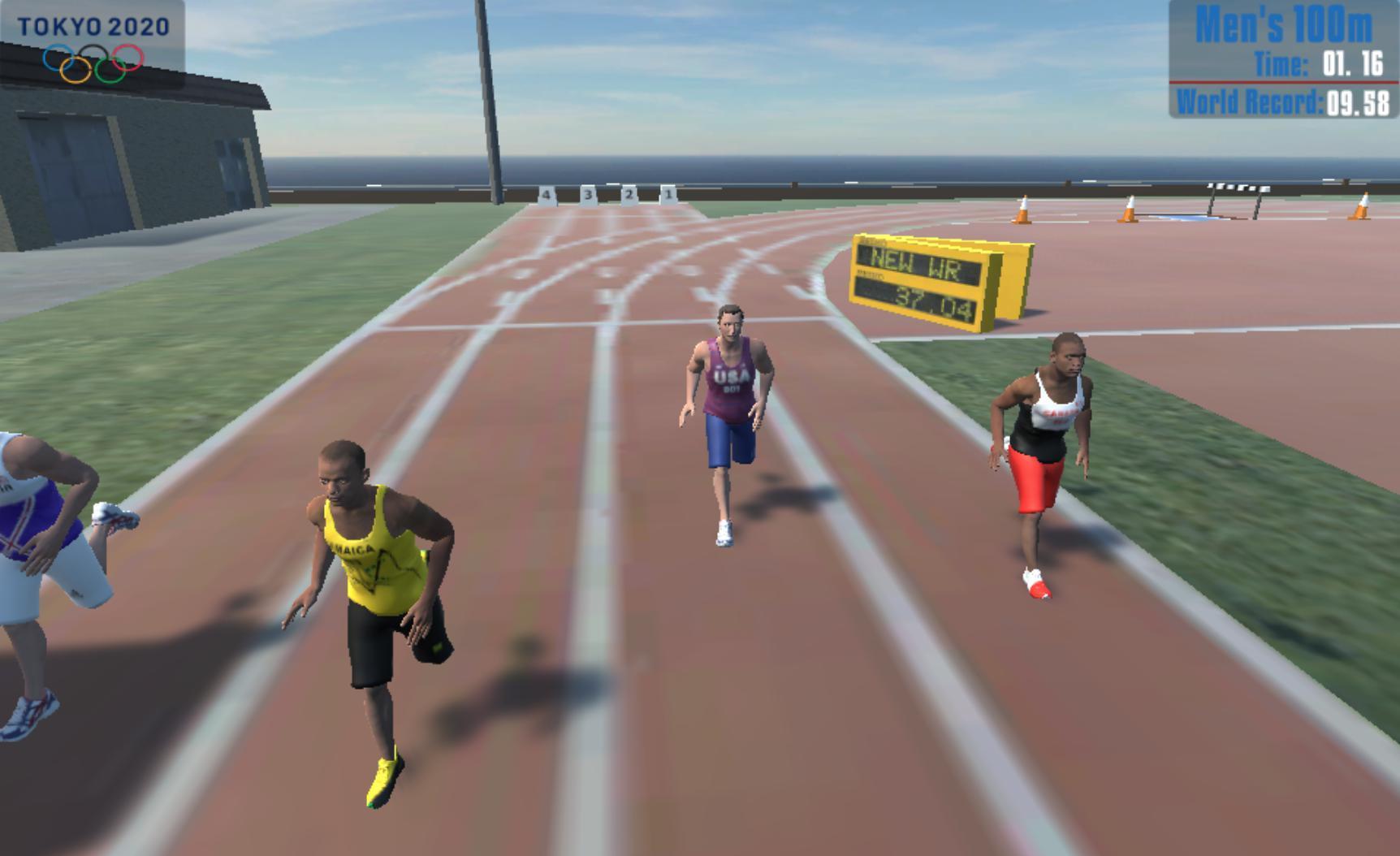Portada de Olympics Trivia 100m Dash
