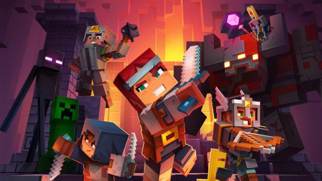 Portada de Minecraft: Dungeons