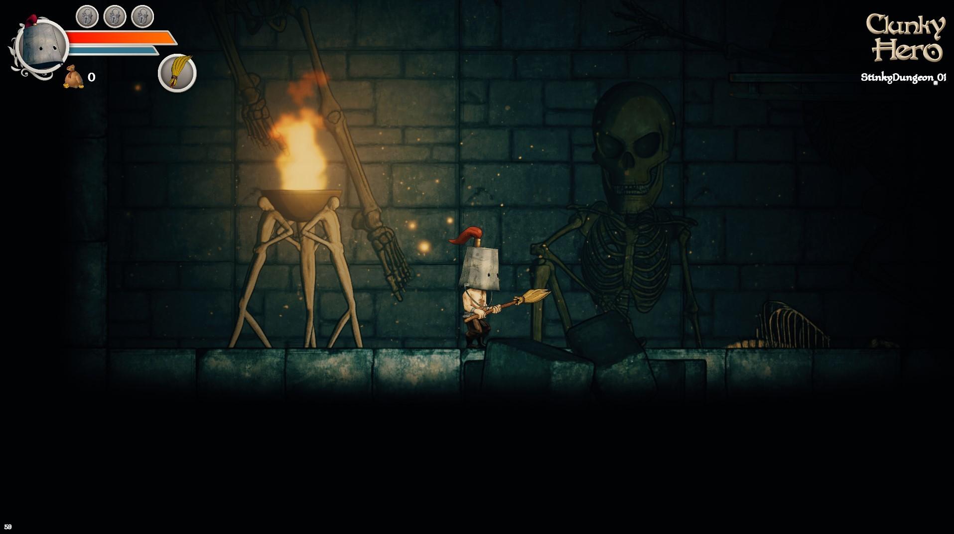 Portada de Clunky Hero